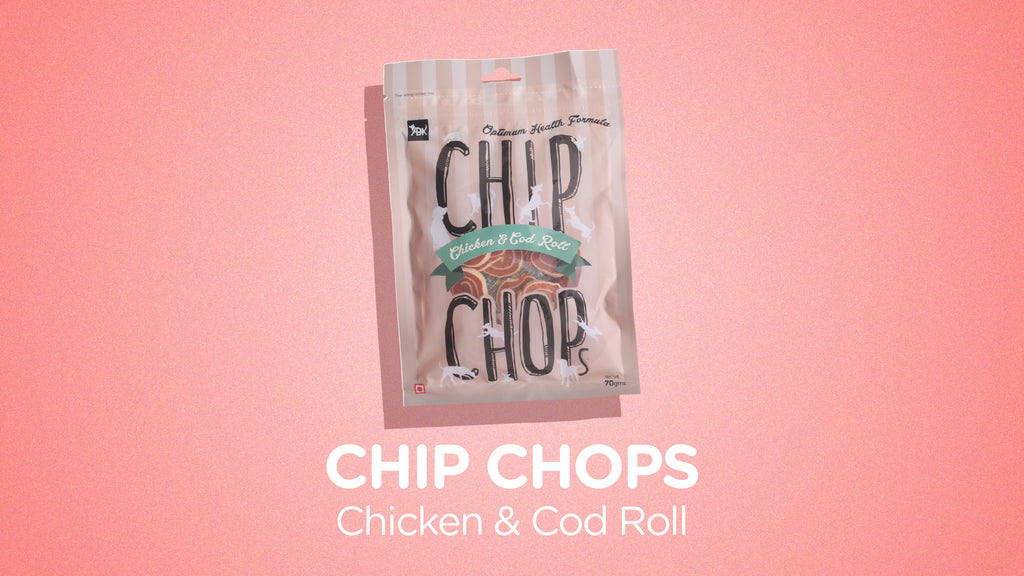 Chip Chops Dog Treats - Chicken & Codfish Rolls
