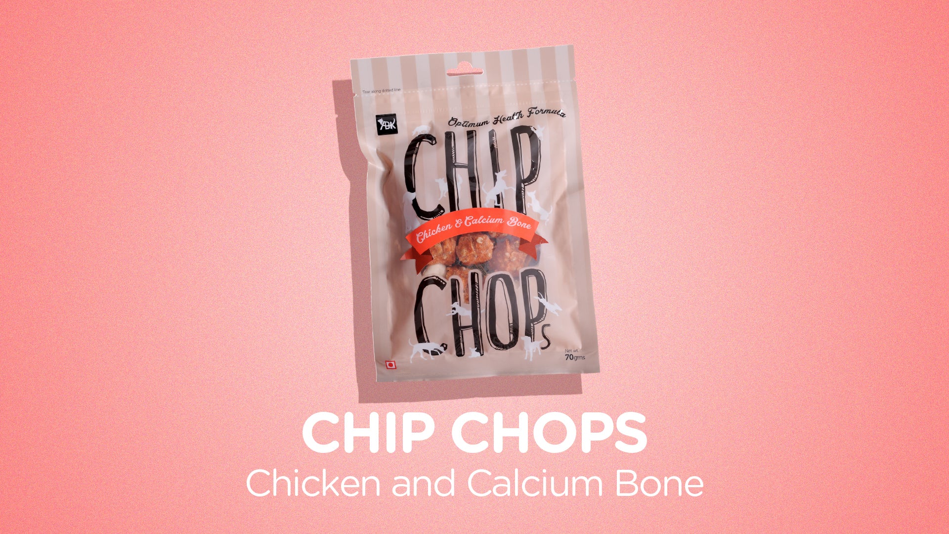 Chip Chops Dog Treats - Chicken & Calcium Bone