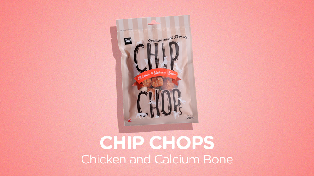 Chip Chops Dog Treats - Chicken & Calcium Bone