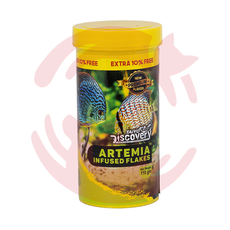 Taiyo Pluss Discovery Fish Food - Artemia Infused Flakes