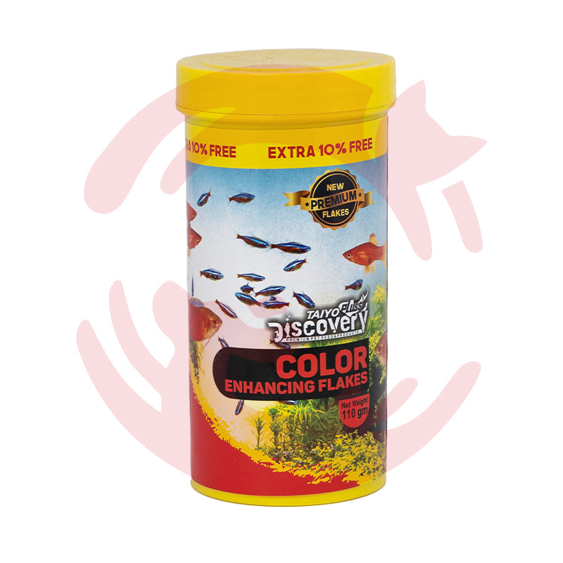 Taiyo Pluss Discovery Fish Food - Colour Enhancing Flakes