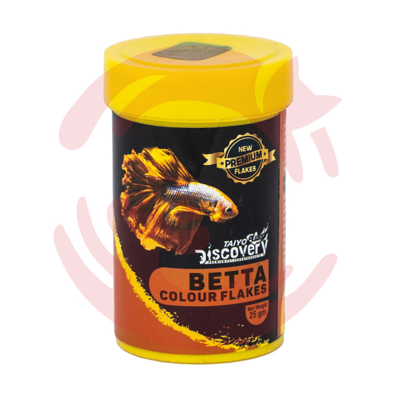 Taiyo Pluss Discovery Betta Fish Food - Colour Enhancing Flakes