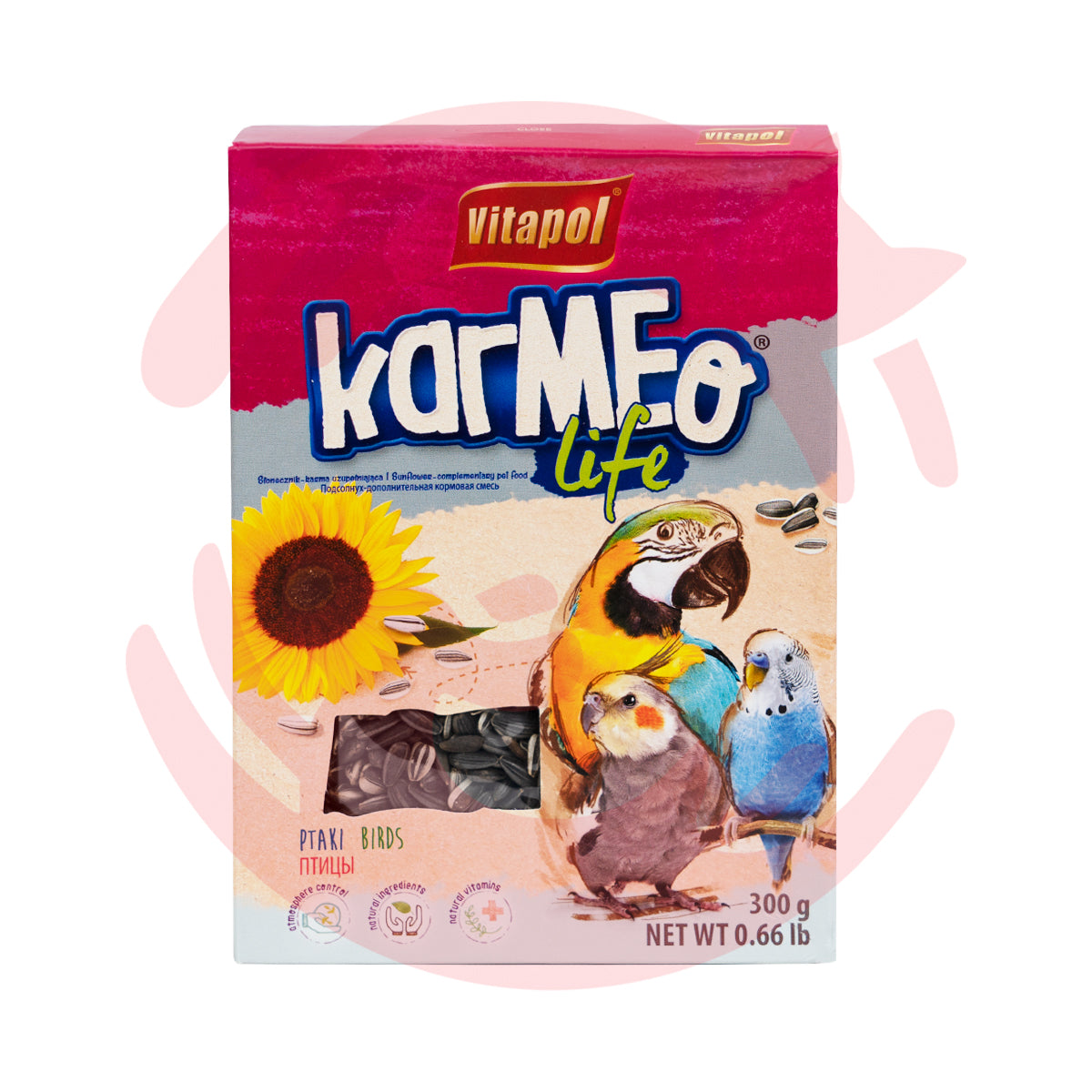 Vitapol Complementary Feed for Birds - Sunflower Seeds For Parrots (300g)