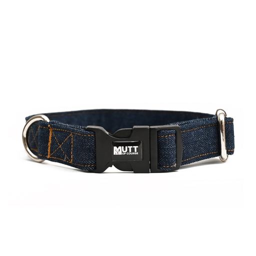 Mutt Of Course Dark Denim Collar
