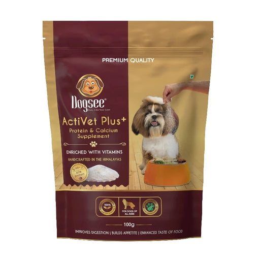 Dogsee - Protein And Calcium Supplement - Activet Plus+