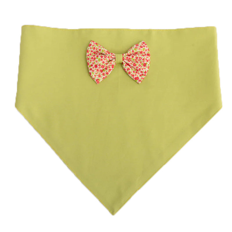 Furbuddies Bandana with Bowtie For Dogs - Pastel Green