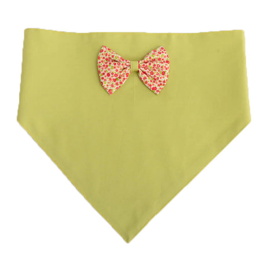 Furbuddies Bandana with Bowtie For Dogs - Pastel Green