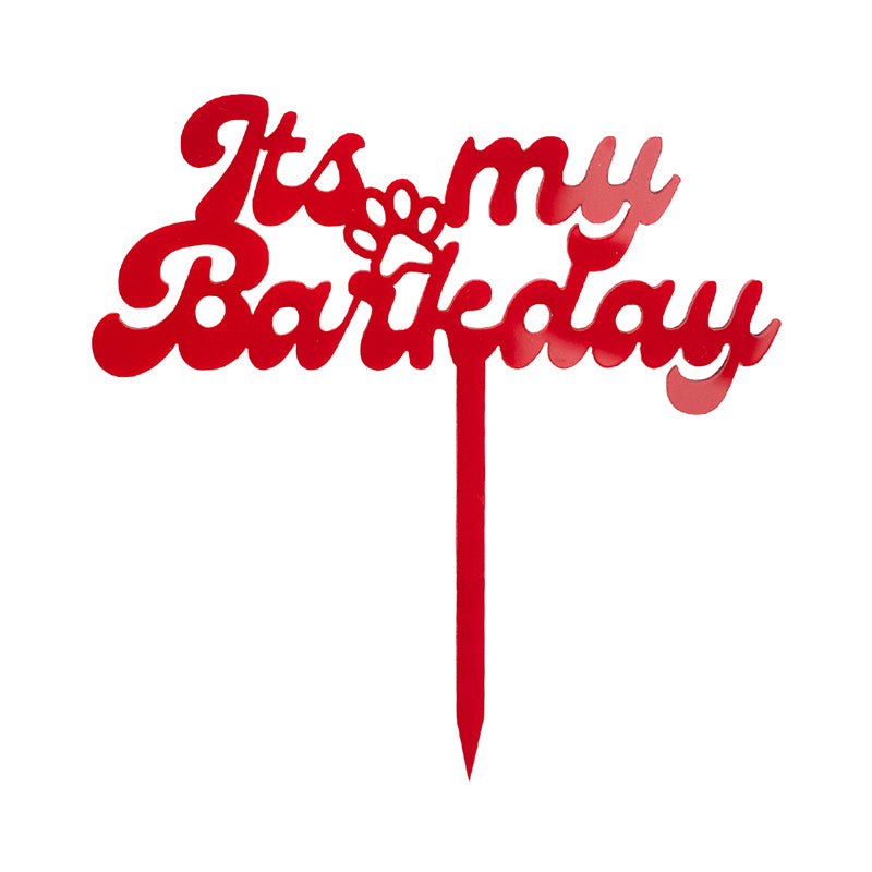 Petsy Cake Toppers - It's My Barkday