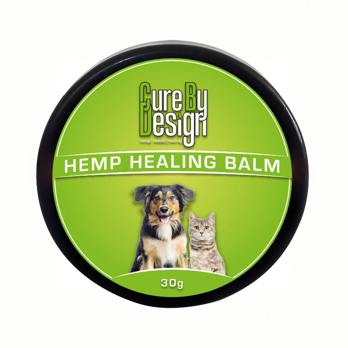 Cure By Design - Hemp Healing Balm - Unscented 30g