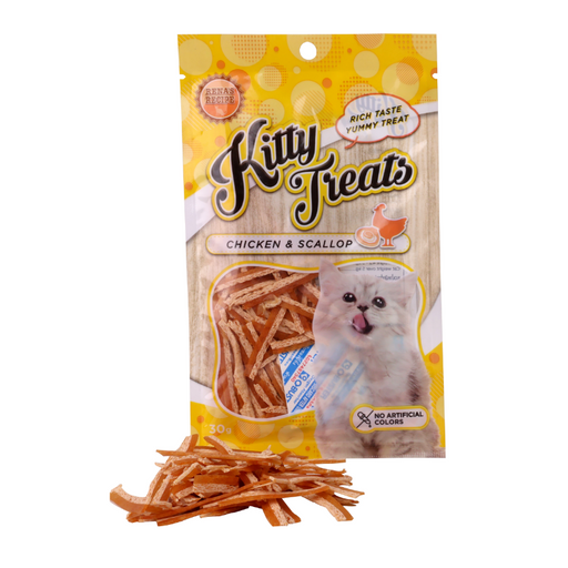 Kitty Treats Chicken & Scallop 30g - Pack of 5