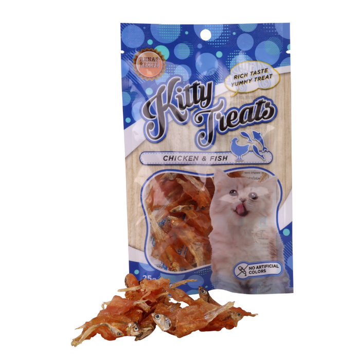 Kitty Treats Chicken and Fish 25g
