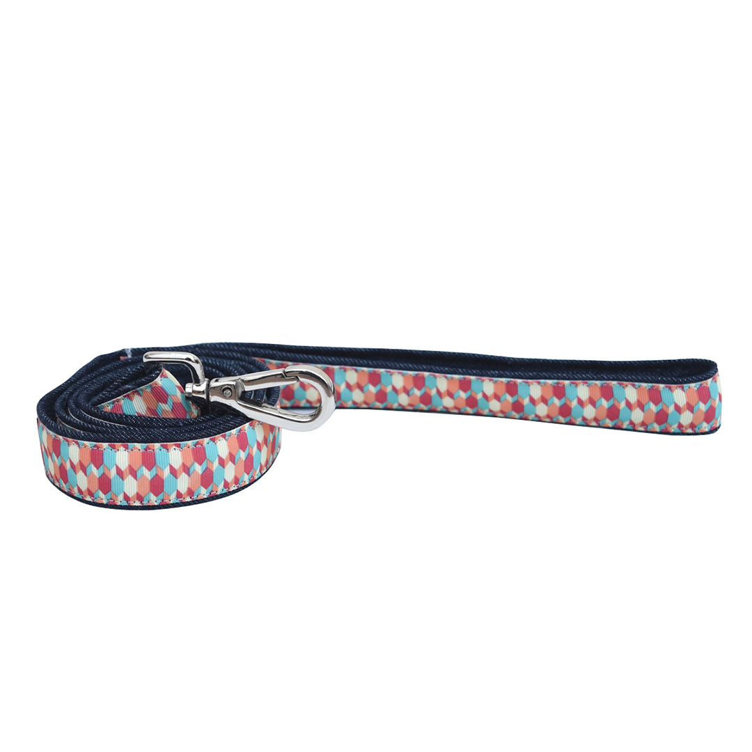 Mutt Of Course Candy Barr Leash Denim
