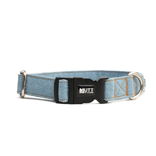 Mutt Of Course Light Denim Collar