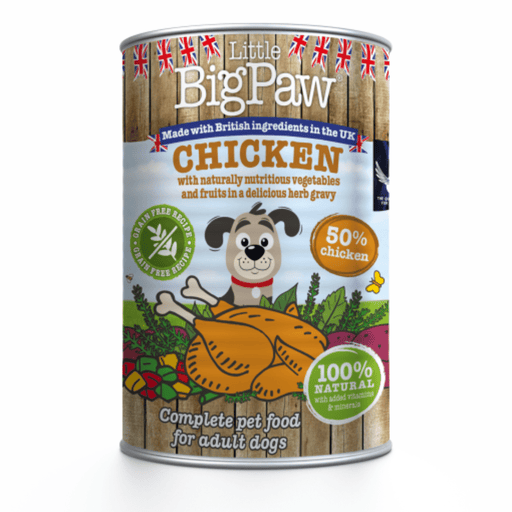 Little BigPaw Wet Dog Food - Chicken with Green Beans, Mixed Peppers and Sweet Potato - 390g