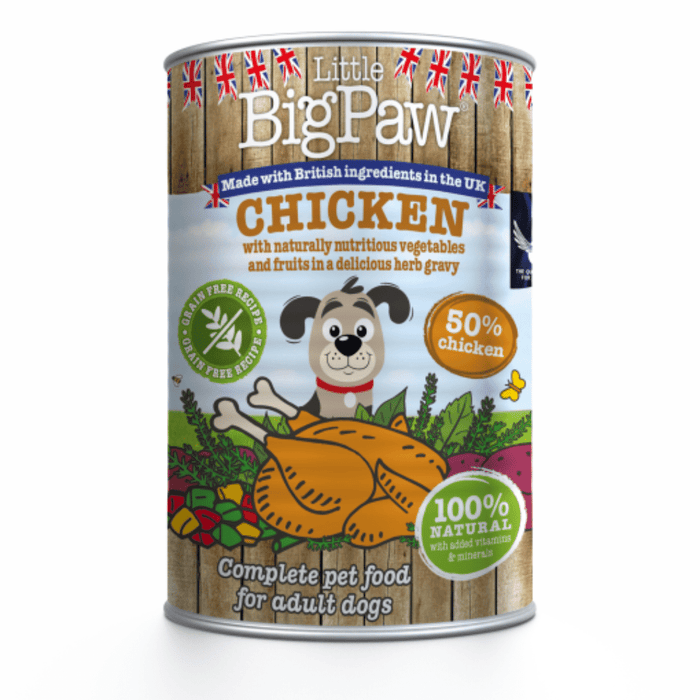 Little BigPaw Wet Dog Food - Chicken with Green Beans, Mixed Peppers and Sweet Potato - 390g