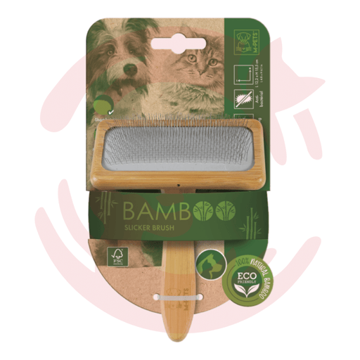 M-Pets Bamboo Slicker Brush
