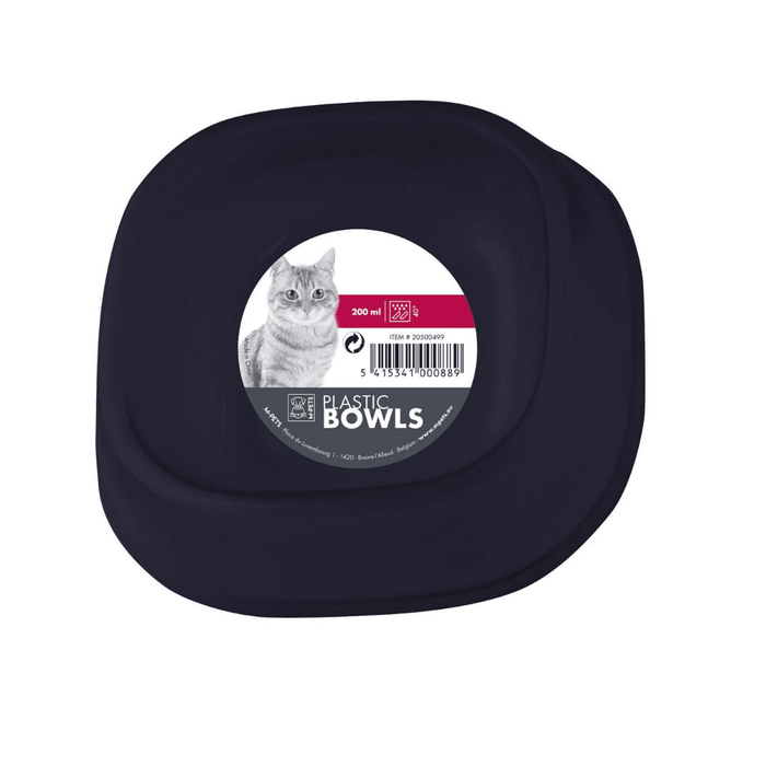 M-Pets Cat Bowl - Single (200ml) - Navy Blue