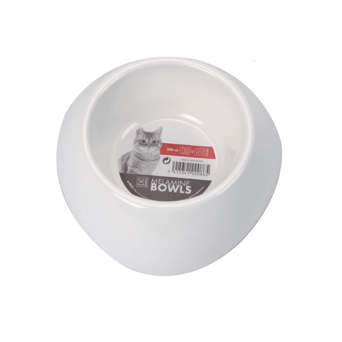 M-Pets Melamine Cat Bowl - Assorted - 300ml