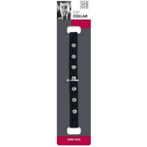 M-Pets Cat Collar - Diamond - Black