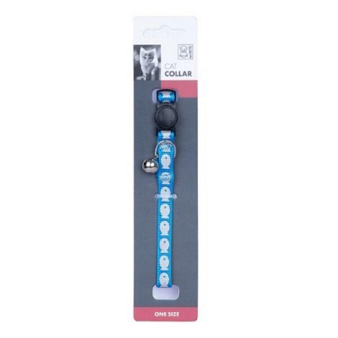 M-Pets Cat Collar - Reflective - Blue