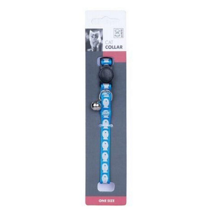 M-Pets Cat Collar - Reflective - Blue