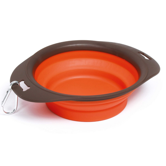 M-Pets Travel Foldable Feeding Bowl