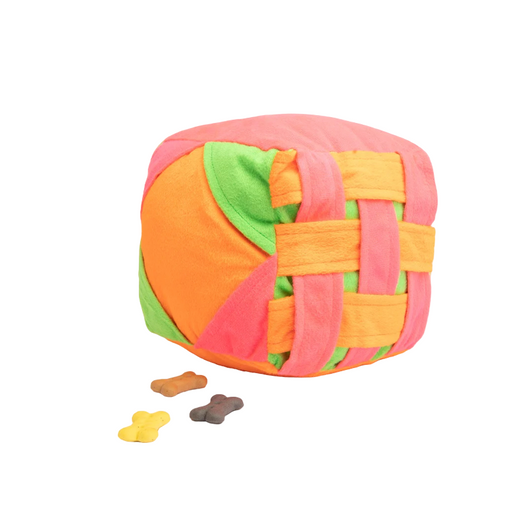 Furbuddies Dog Toys - Find Dem Treats - Neon Punch