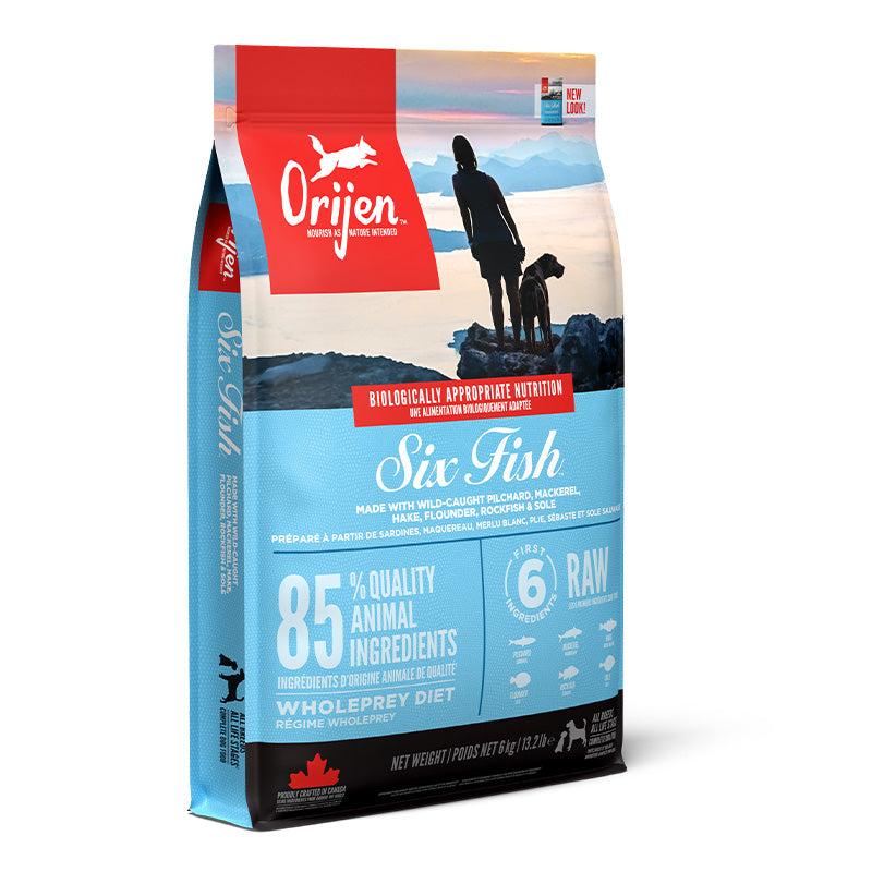 Orijen Dry Dog Food for all Lifestages / Breeds - Six Fish
