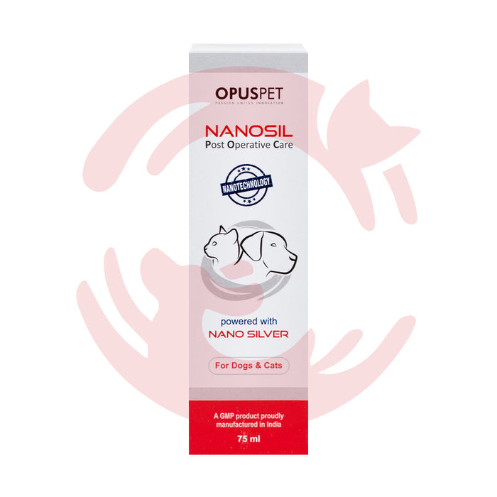 Opus Pet Supplements for Dogs and Cats - Nanosil Post Operative Care (75ml)