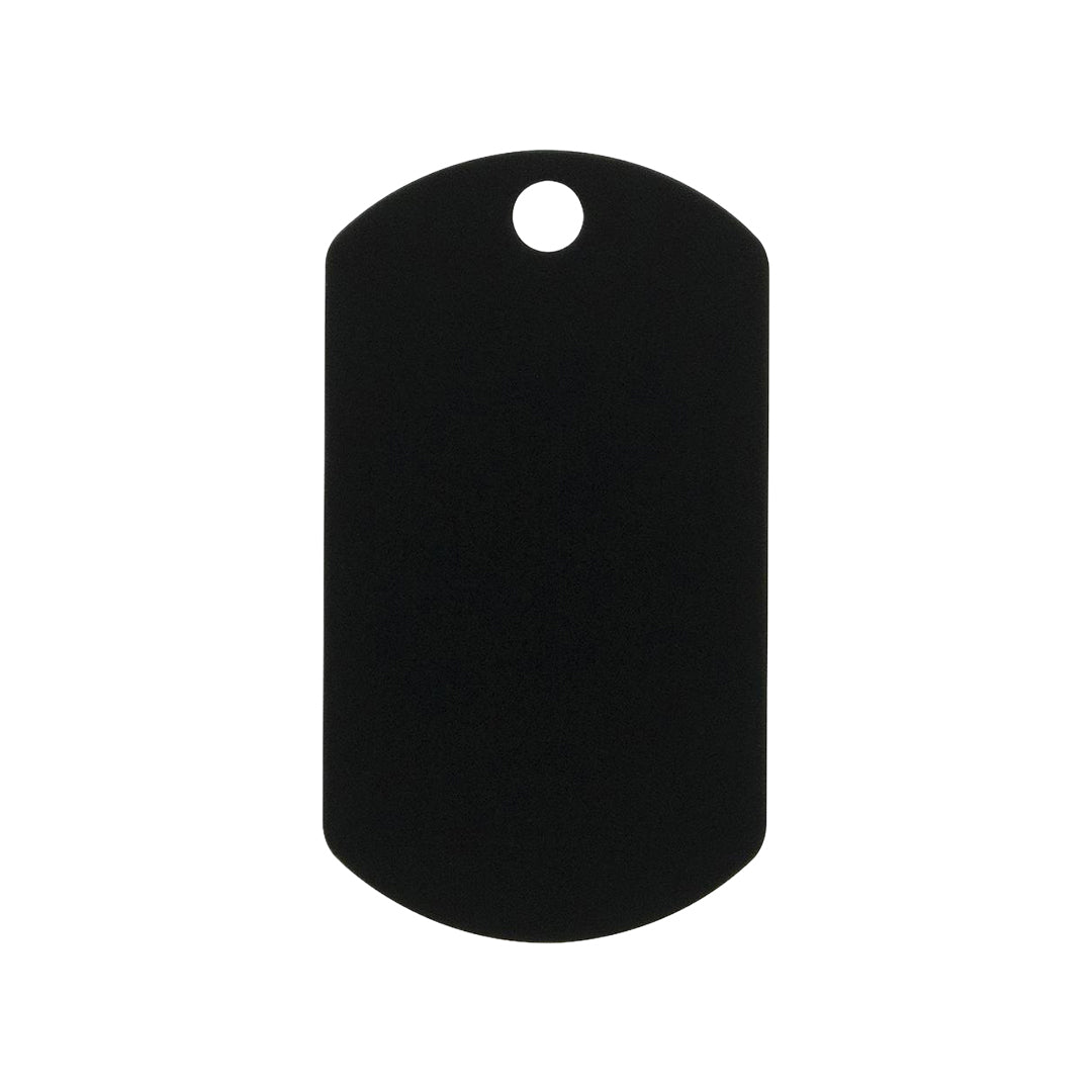 Personalised Petsy Pet Tag - Military - Black