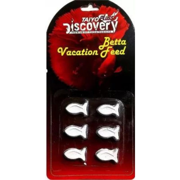 Taiyo Pluss Discovery Fish Food for Betta - Holiday Vacation (Pack of 6 pieces)