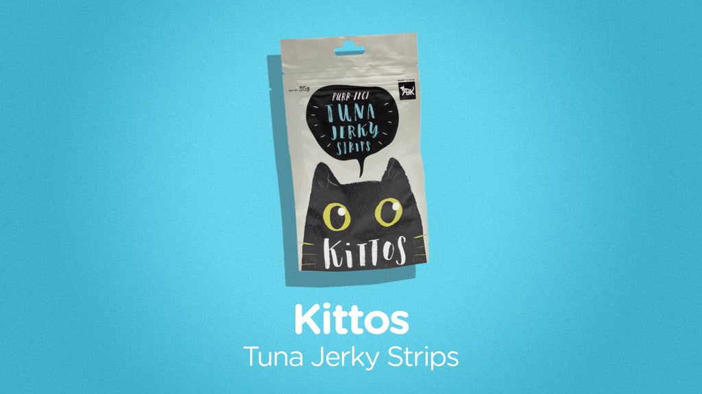 Kittos Cat Treat - Tuna Jerky Strips (35g)