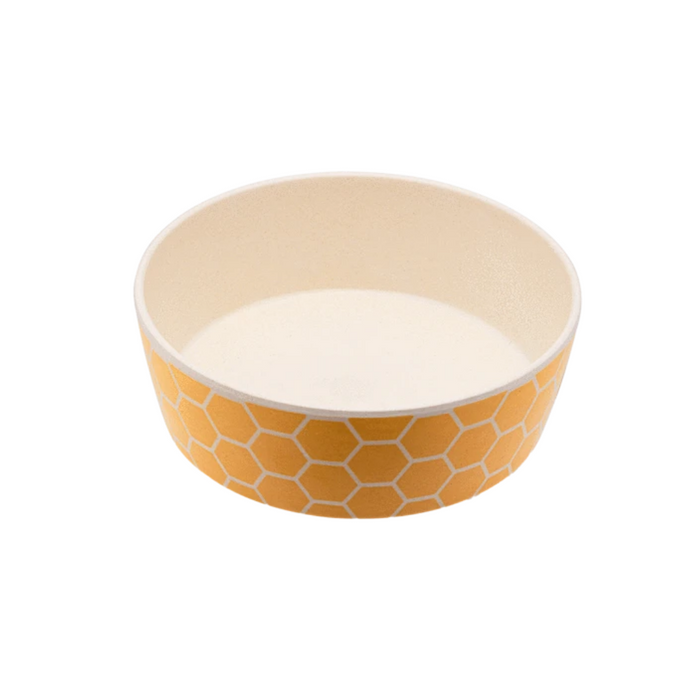 Becopets Classic Bamboo Bowl - Honeycomb
