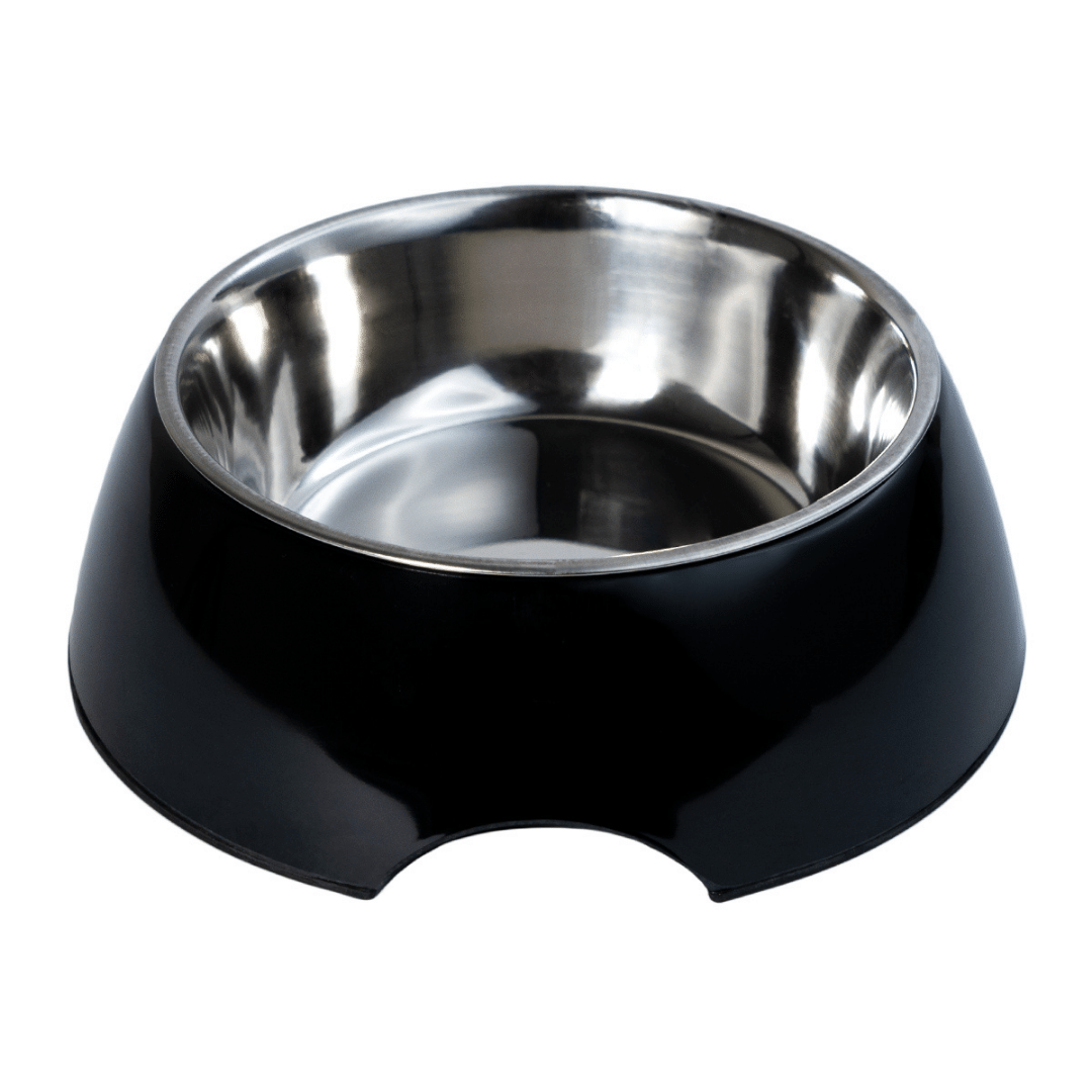 Petsy Pet Water & Food Bowl - Black