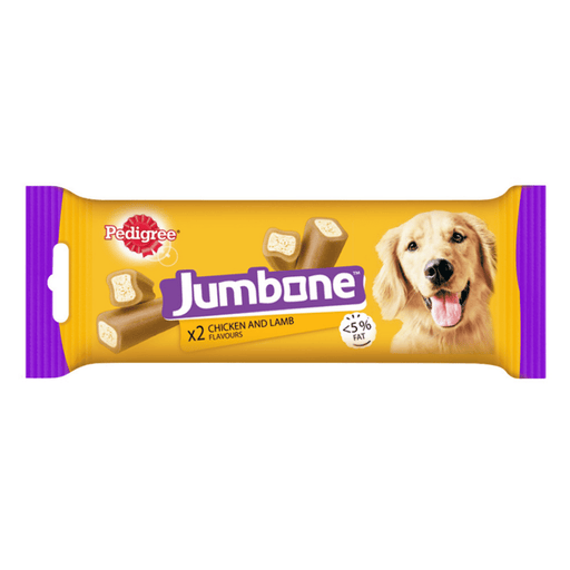 Pedigree Dog Treats Jumbone For Medium & Large Breeds - Chicken & Lamb (180g)
