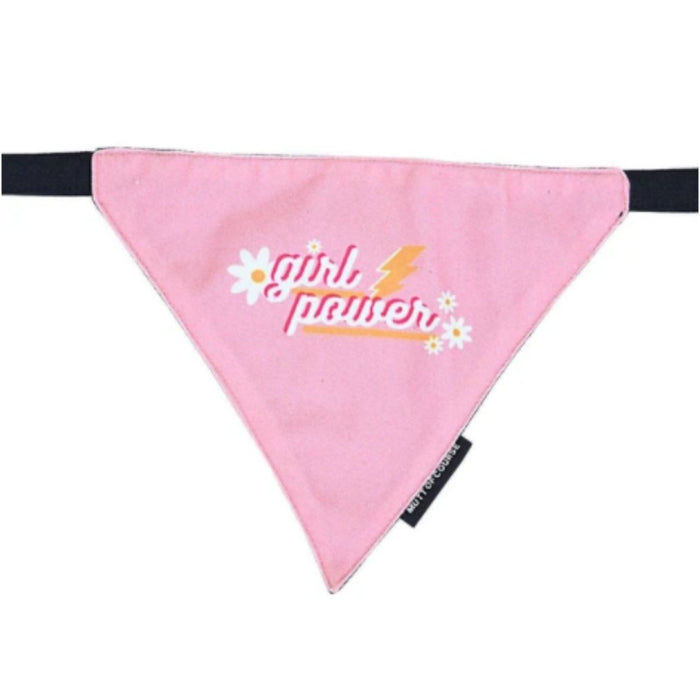 Mutt Of Course Dog Bandana - Girl Power