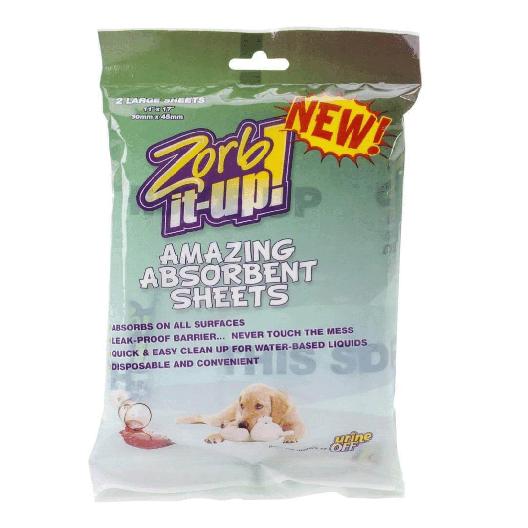 Urine Off Zorb-It-Upâ„¢ Super Absorbent Sheets