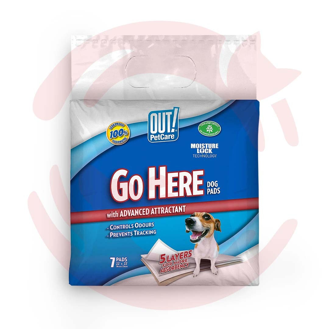 Out! Moisture Lock Dog Training Pads with Advanced Attractant (7 Pack)
