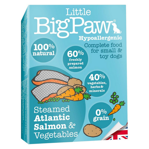 Little BigPaw Wet Dog Food - Steamed Atlantic Salmon & Vegetables Dinner Pack of 7 (7 x 150 gms)