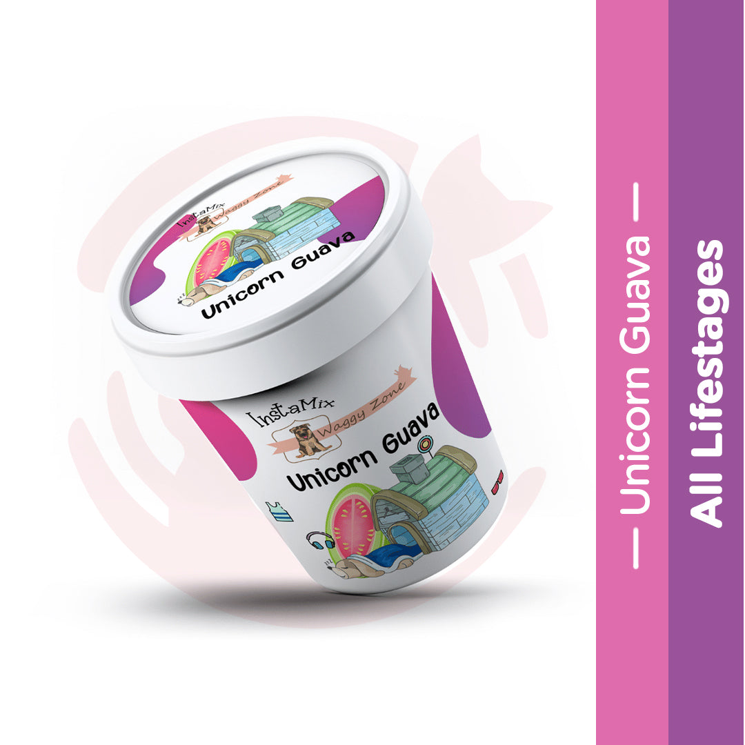 Waggy Zone Vegan Doggy Ice Cream Insta Mix - Unicorn Guava (40g)