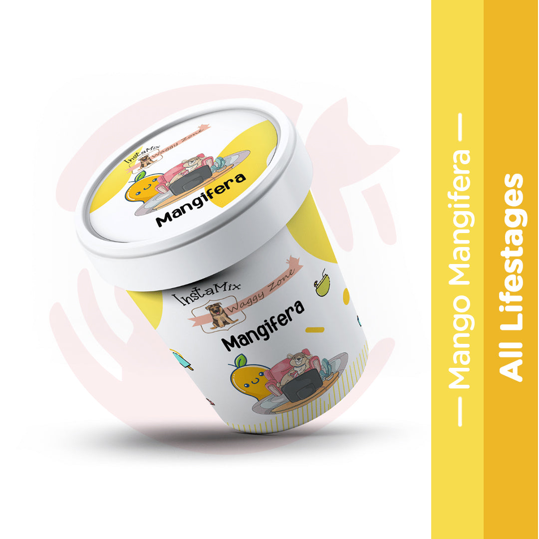 Waggy Zone Vegan Doggy Ice Cream Insta Mix - Mango Magnifera (40g)